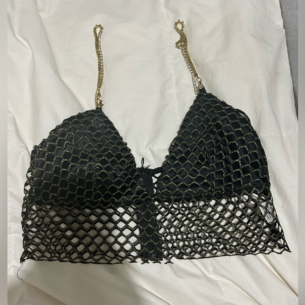 Superdown crop top size small
